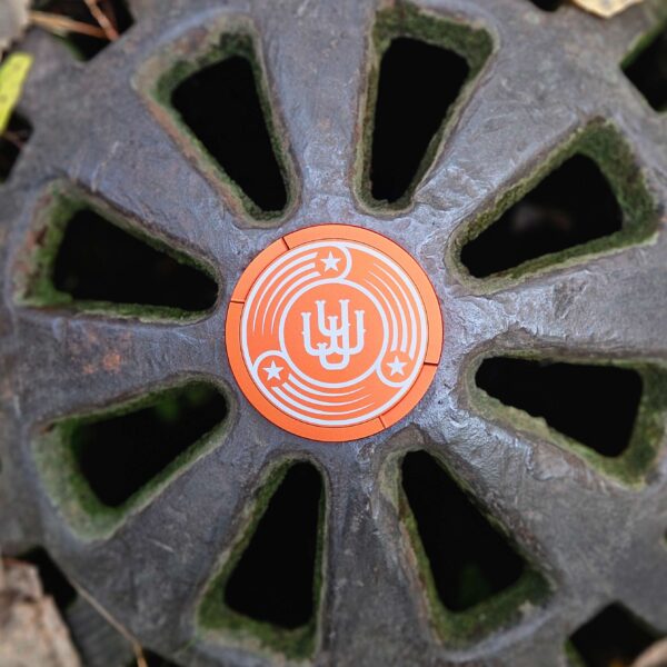 Personlig snusdosa Monogram stjarnfall Orange Bild2